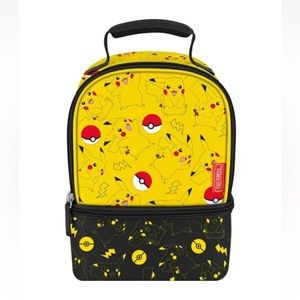 Pokemon pikachu Thermos Dual compartment lunch box